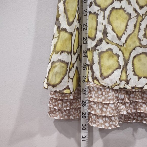 ANACDesigns by Kimi Kim Boho Sleeveless Layered Top Size Medium - Picture 6 of 7